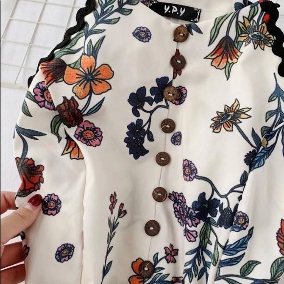 Summer dress - floral print - Picture 5 of 10